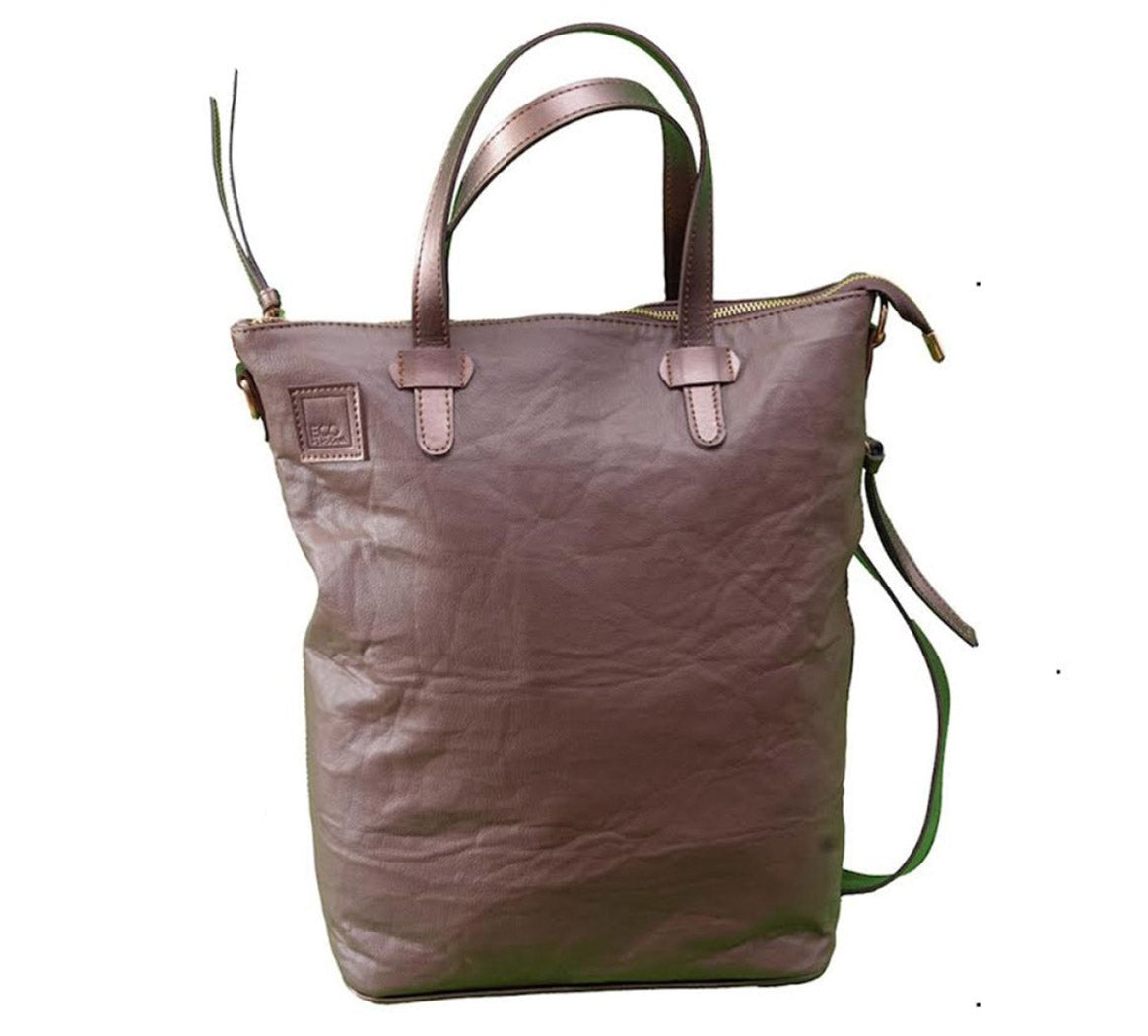 sustainable bags made with pineapple and recycled materials